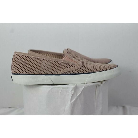 SPERRY TOP-SIDER Womens Size 9.5 Rose Leather Slip On Shoes Laser Cut Perforated - Picture 5 of 9